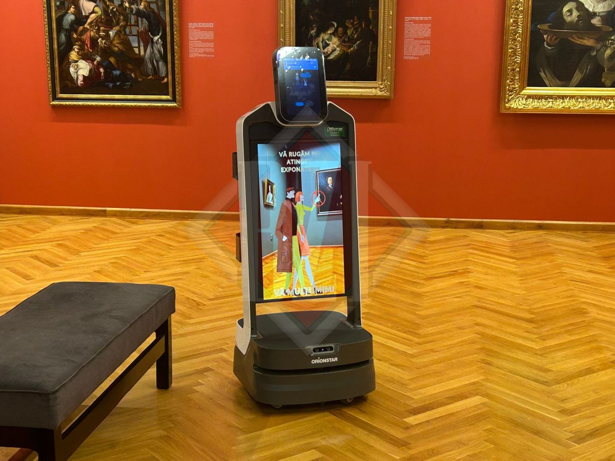 Primul robot supraveghetor dintr-un muzeu din România, lansat la Iași