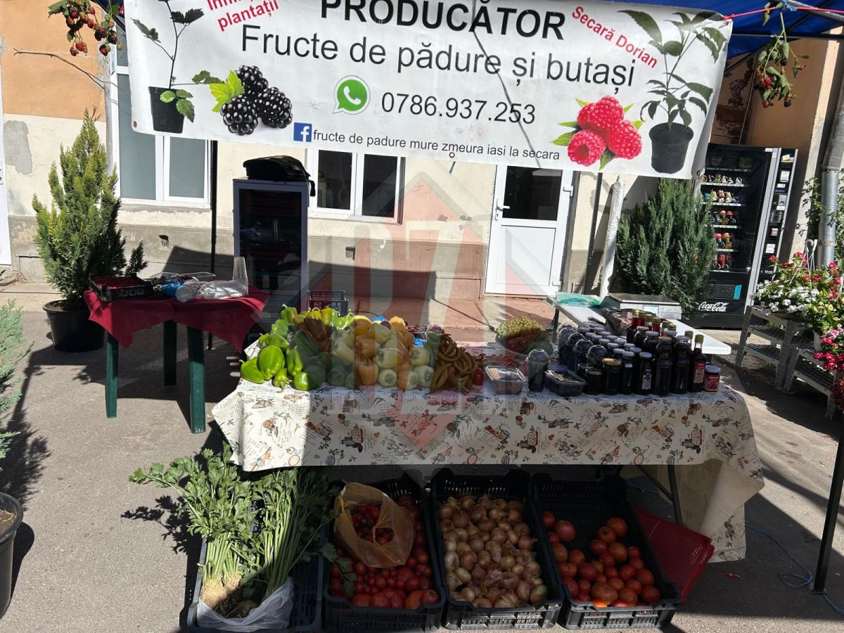 A început târgul producătorilor, în curtea Direcției Agricole Iași