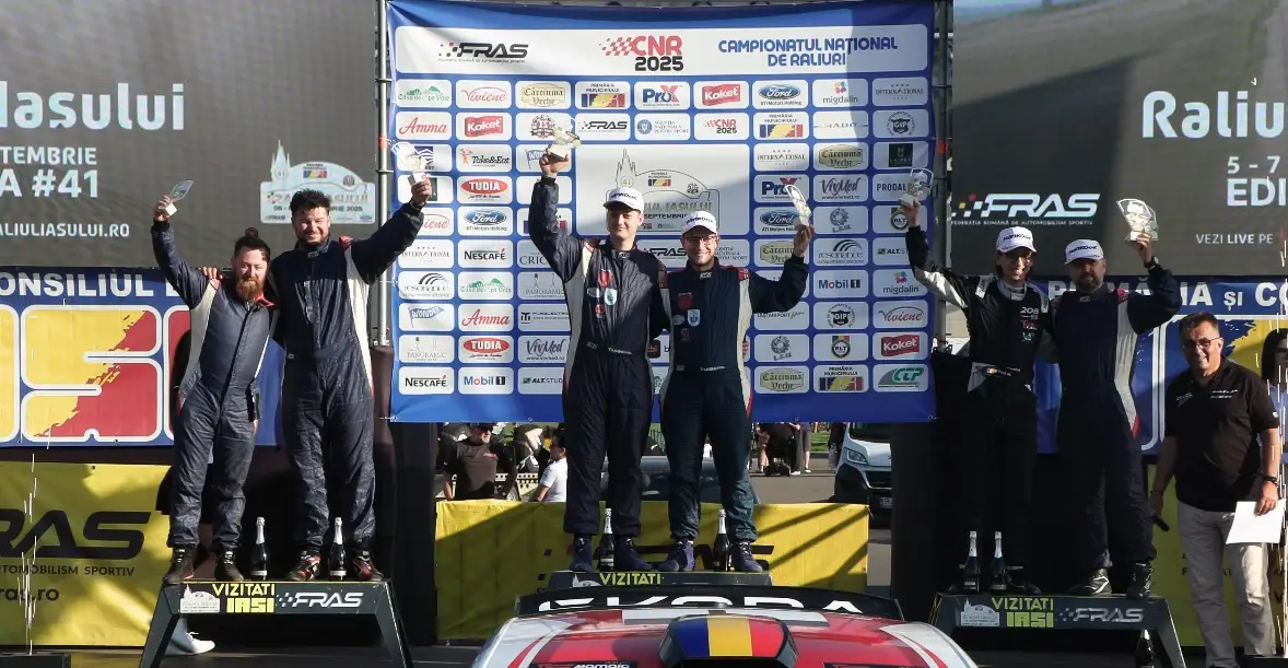 TUIASI Motorsport – performanță universitară pe podiumul Raliului Iașului 2025