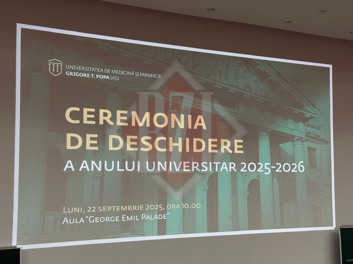 Studenții de la Universitatea de Medicină și Farmacie „Grigore T. Popa” (UMF) Iași încep astăzi anul universitar 2025-2026