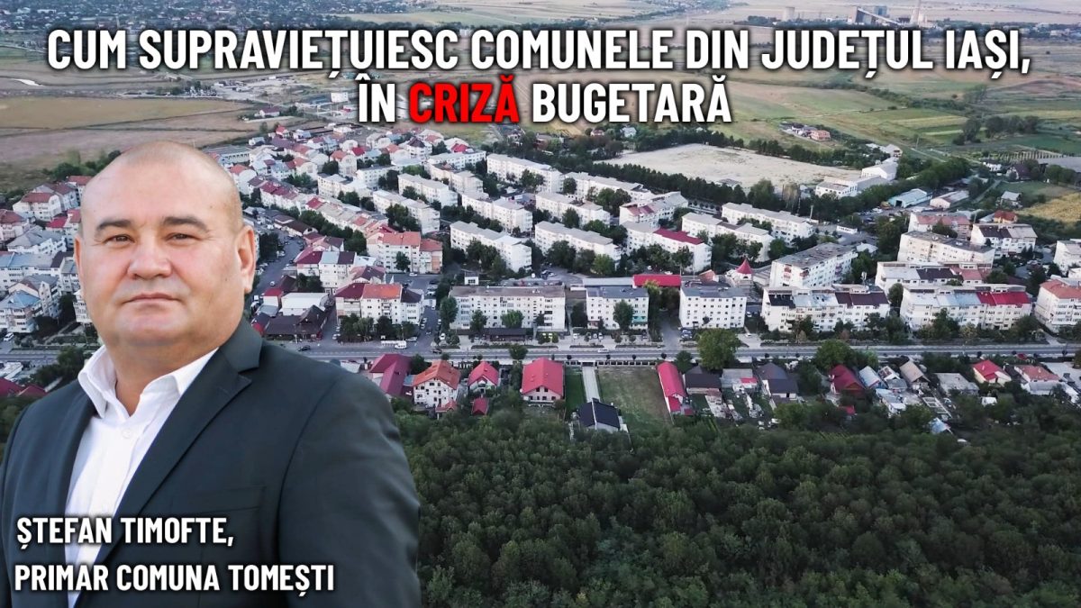 Cum supraviețuiesc comunele din județul Iași, în criză bugetară. Ștefan Timofte, primarul comunei Tomești, răspunde întrebărilor la BZI LIVE