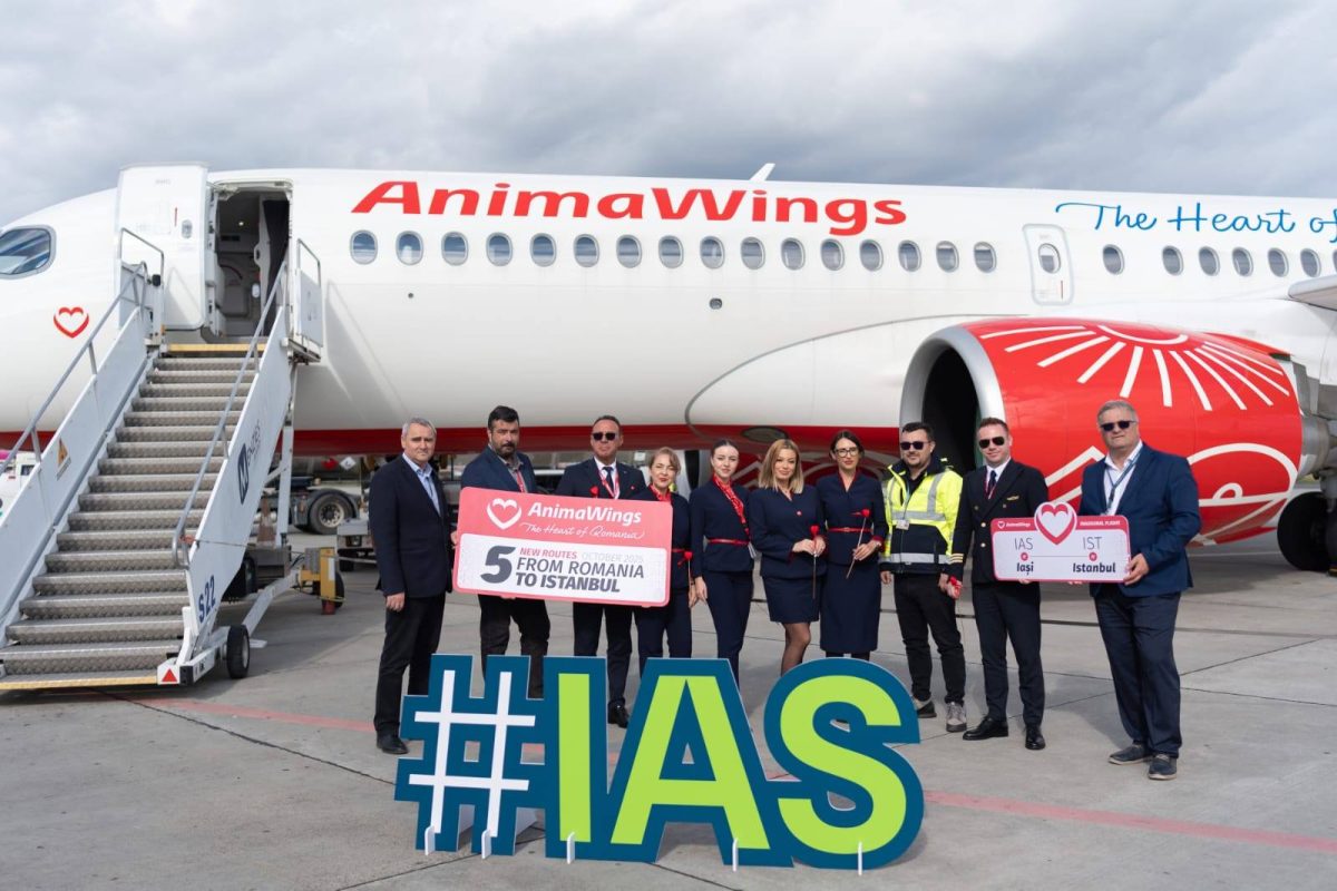 AnimaWings inaugurează zborurile directe Iași – Istanbul