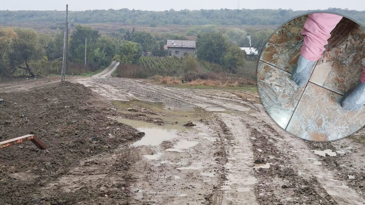 Bătaie de joc într-o comună din Iași! Elevii ajung cu picioarele ude și pline de noroi la școală. Părinții sunt revoltați: „Copiii se înglodează până în cap. Rușine!”