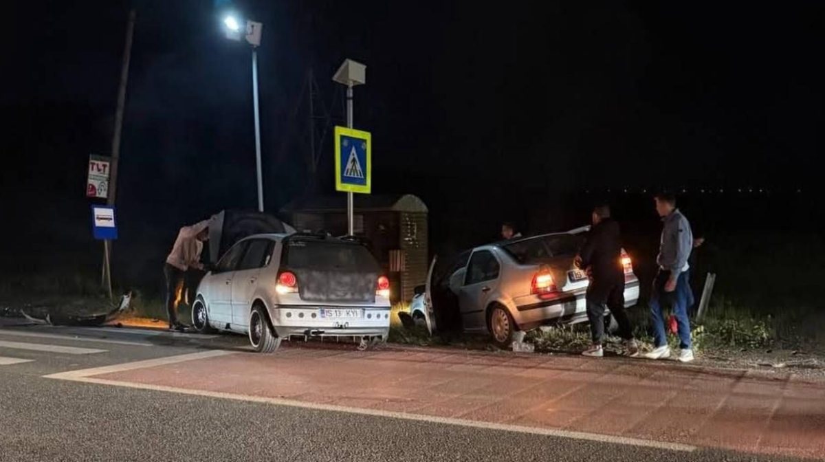 Accident rutier în localitatea Vânători! Au fost implicate două autoturisme