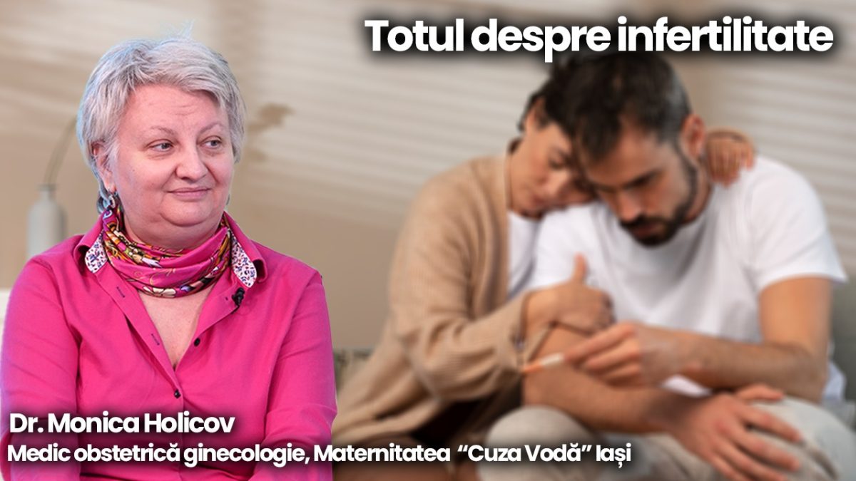Infertilitatea și ovarele polichistice. Explicații medicale oferite de dr. Monica Holicov, medic specialist obstetrică ginecologie în cadrul Maternității Cuza Vodă Iași, la BZI LIVE