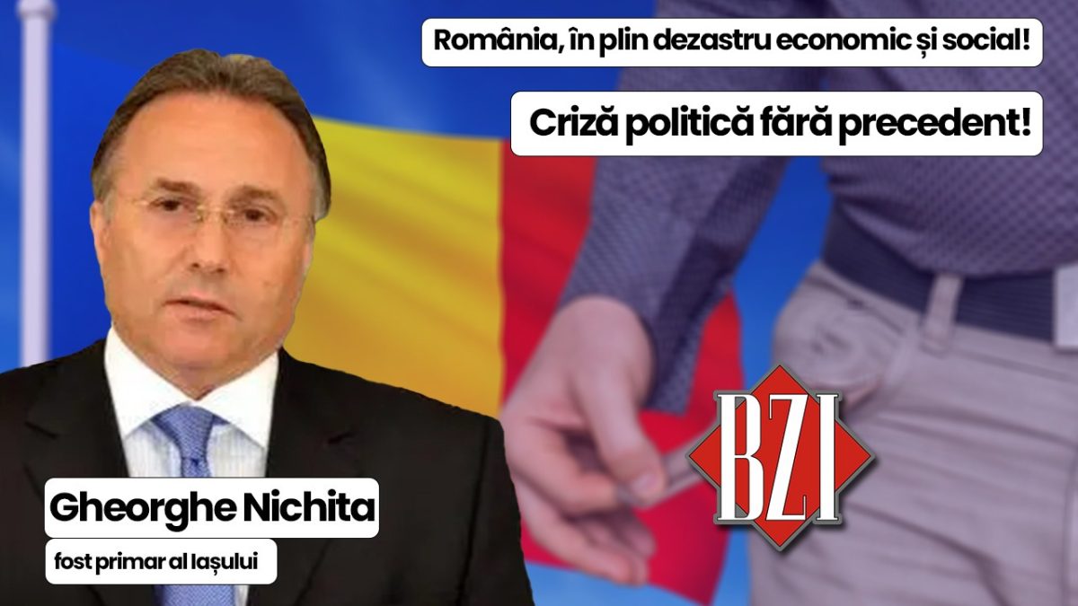 Super talk-show BZI LIVE special alături de invitatul permanent Gheorghe Nichita, fost primar al Iașului! Vor fi atacate cele mai sensibile și grave teme din țară și străinătate