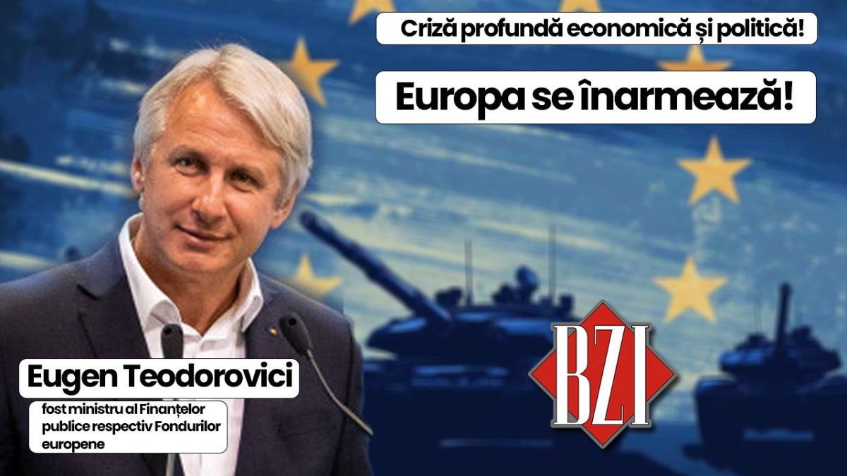 Producție media BZI LIVE alături de Eugen Teodorovici, fost ministru al Finanțelor publice respectiv Fondurilor europene! Despre pericolele externe, criză politică și economică