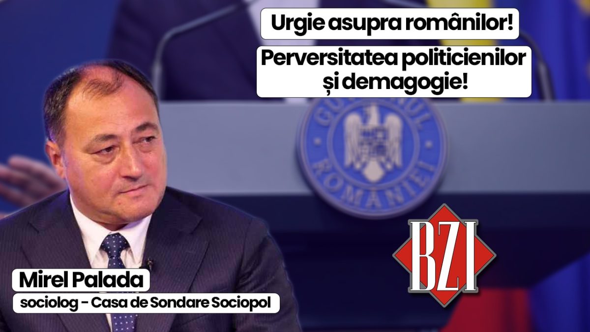 Emisiune BZI LIVE alături de sociologul Mirel Palada, Casa de Sondare Sociopol