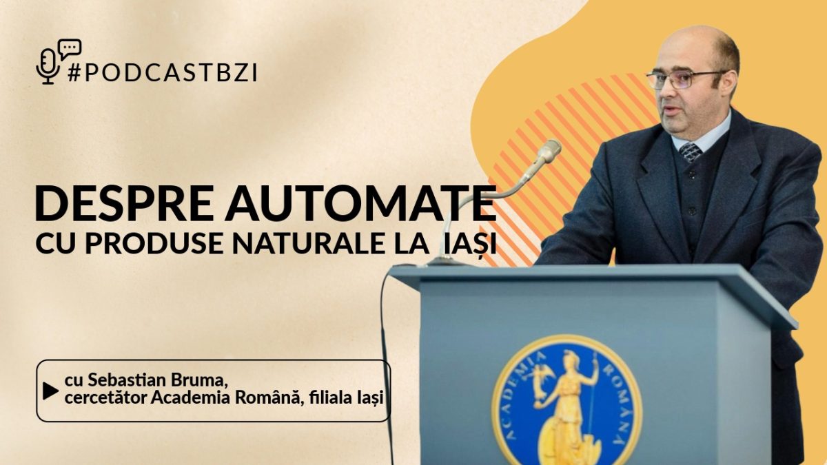 LIVE VIDEO – Sebastian Bruma, președintele Rural Development Research Platform, despre automate cu produse naturale la Iași