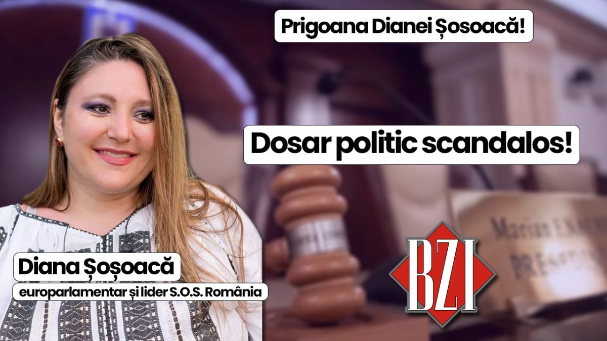 Ediție BZI LIVE alături de Diana Șoșoacă, președinte Partidul S.O.S. România și europarlamentar