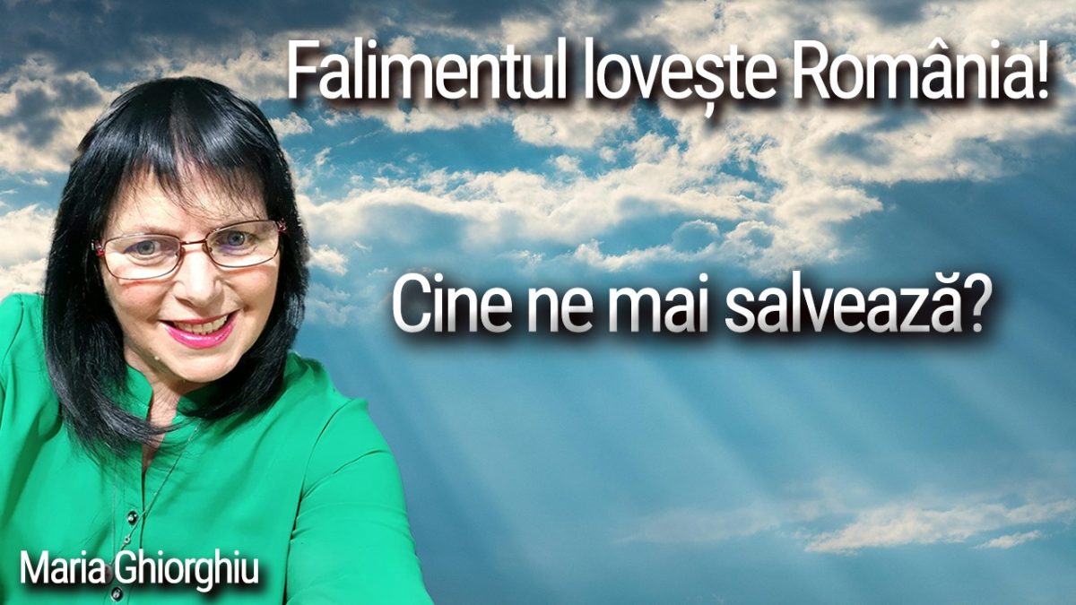 LIVE VIDEO – Falimentul lovește România! Cine ne mai salvează de la dezastru ne mărturisește Maria Ghiorghiu la BZI LIVE