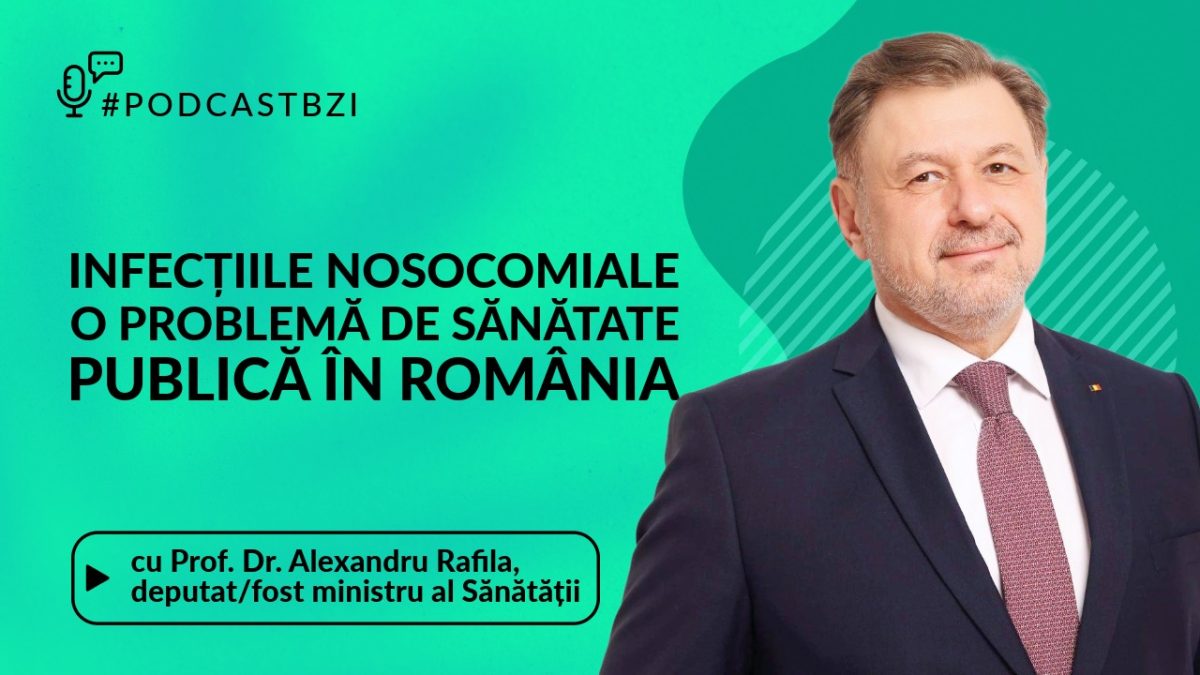 LIVE VIDEO – Prof. dr. Alexandru Rafila, deputat și fost ministru al Sănătății, discută la PodcastBZI despre infecțiile nosocomiale – o problemă de sănătate publică în România