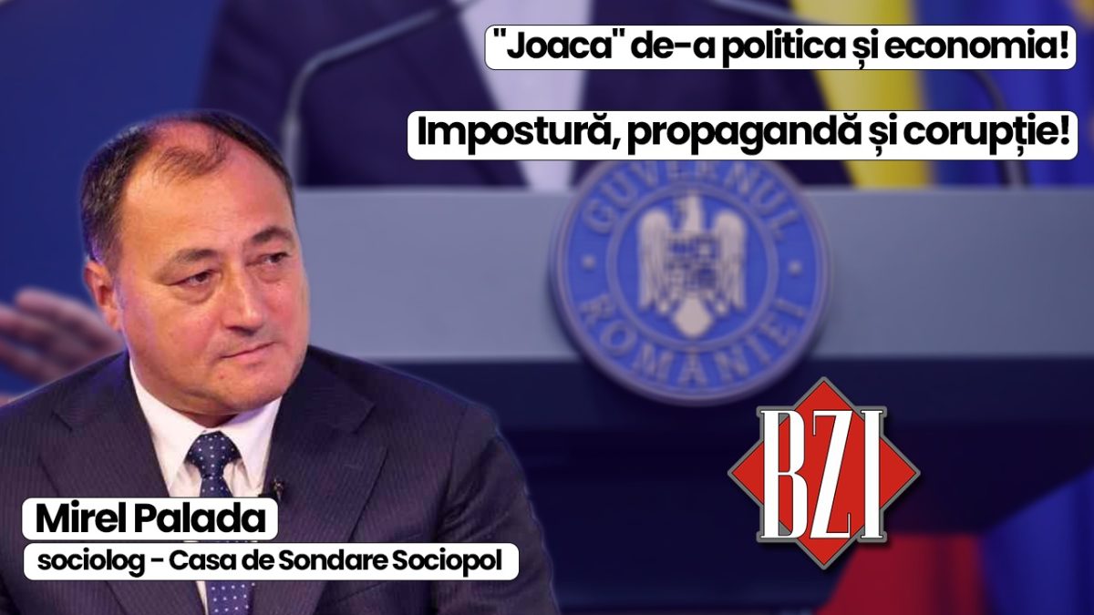 Ediție BZI LIVE alături de Mirel Palada, sociolog – Casa de Sondare Sociopol
