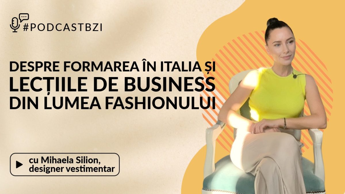 LIVE VIDEO – Mihaela Silion, designer vestimentar, despre formarea în Italia și lecțiile de business din lumea fashion-ului