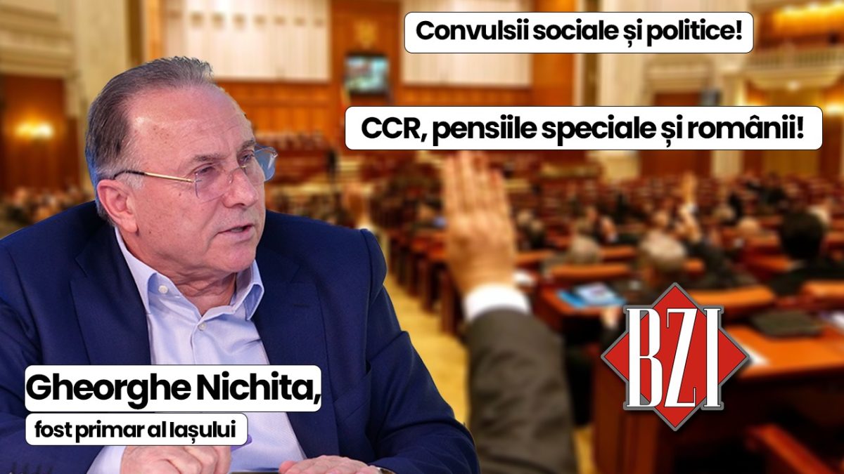 Emisiune BZI LIVE cu invitatul permanent Gheorghe Nichita, fost primar al Iașului