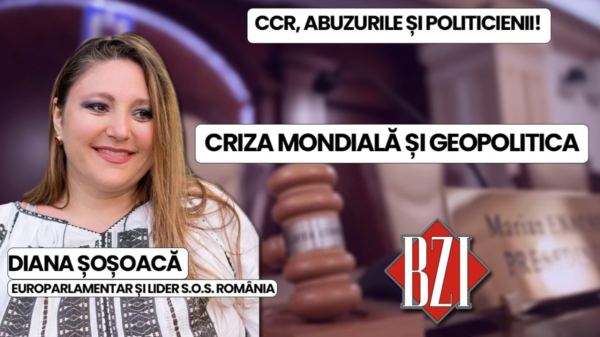 Emisiune permanentă BZI LIVE alături de liderul S.O.S. România Diana Șoșoacă, europarlamentar român