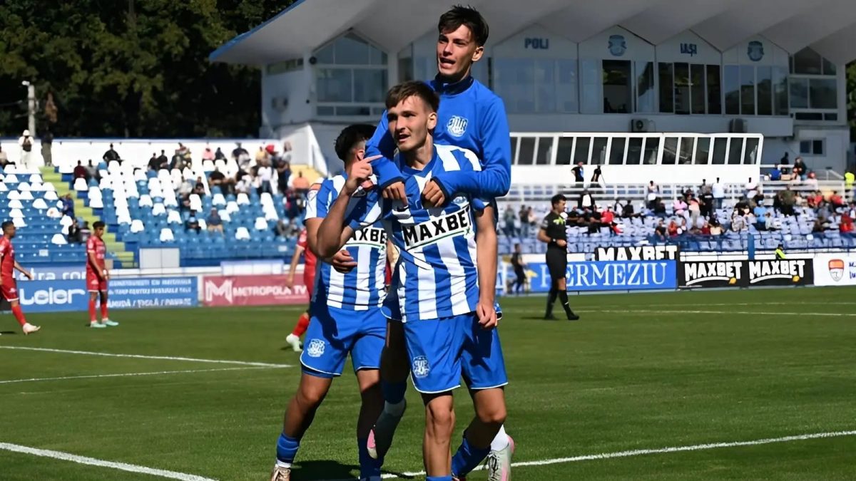 Politehnica Iași câștigă la Reșița cu un gol marcat pe final! Bogdan Istratie a fost eroul zilei