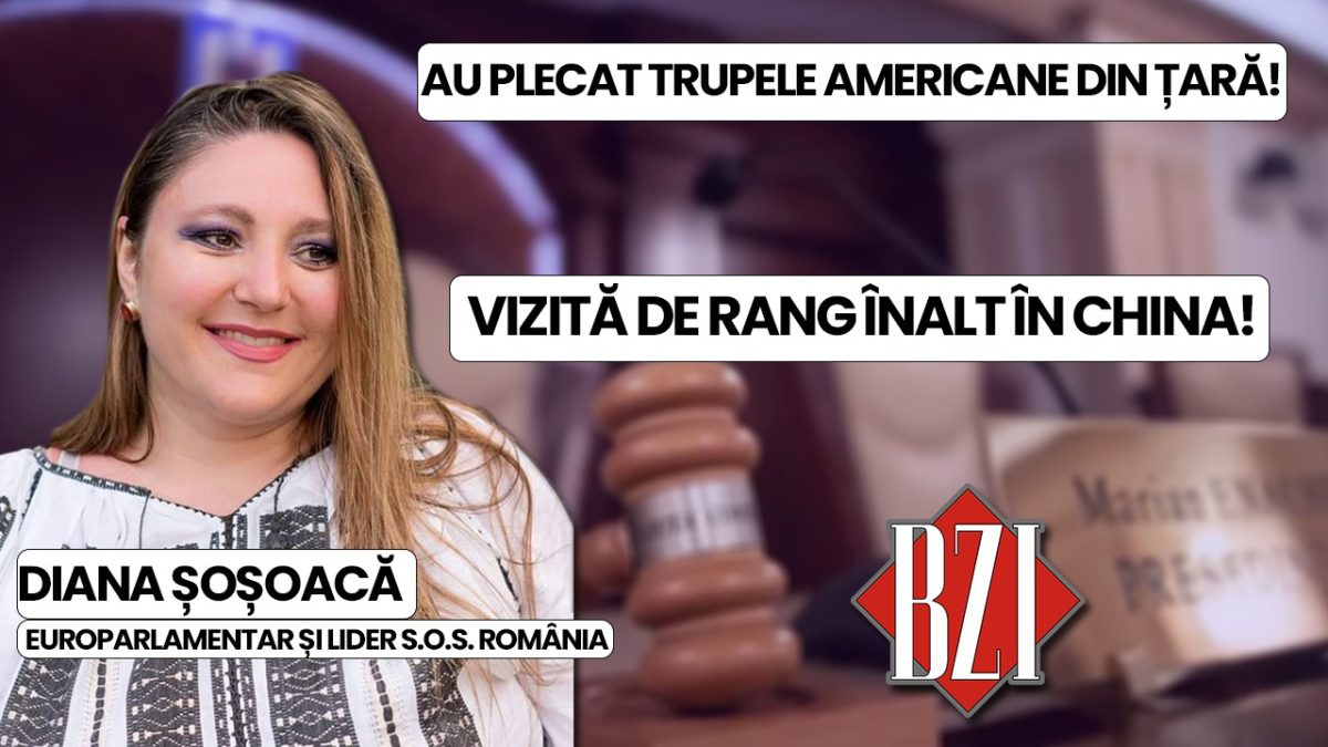 Ediție BZI LIVE alături de Diana Șoșoacă, europarlamentar român și liderul S.O.S. România