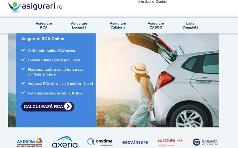 Polițe RCA online, direct de pe eMAG! Asigurătorul european Anytime intră pe piața din România cu oferte digitale