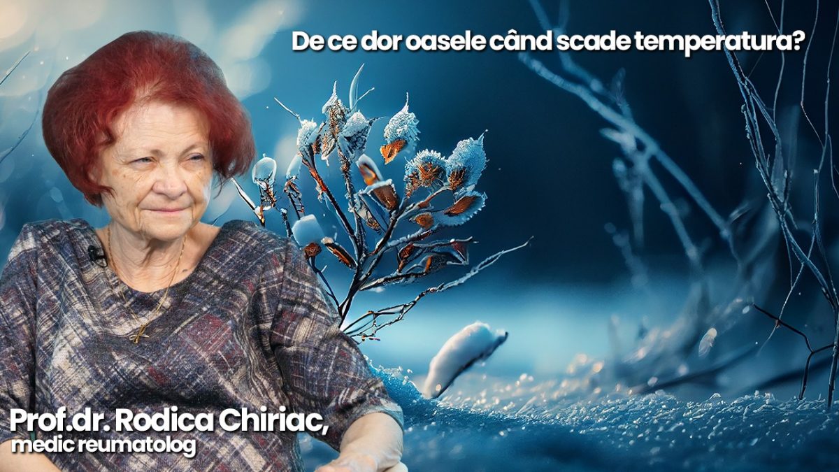 Cum influențează frigul sănătatea sistemului osteoarticular. Primim sfaturi în cadrul emisiunii BZI LIVE, de la prof. dr. Rodica Chiriac, medic reumatolog
