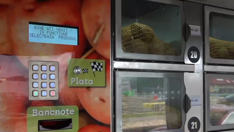 Automate pentru cartofi, lapte și ouă! Fermierii își vând produsele la prețuri mai mici, non-stop