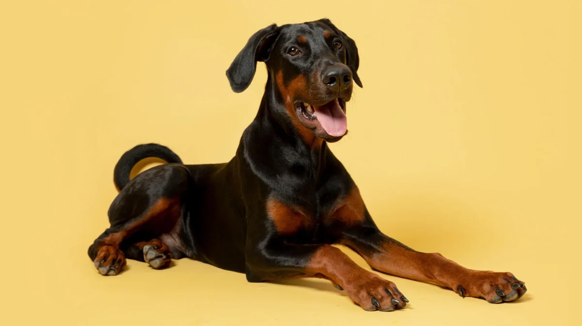 Dobermanul, un simbol al loialității și curajului. Cel mai bun câine de pază