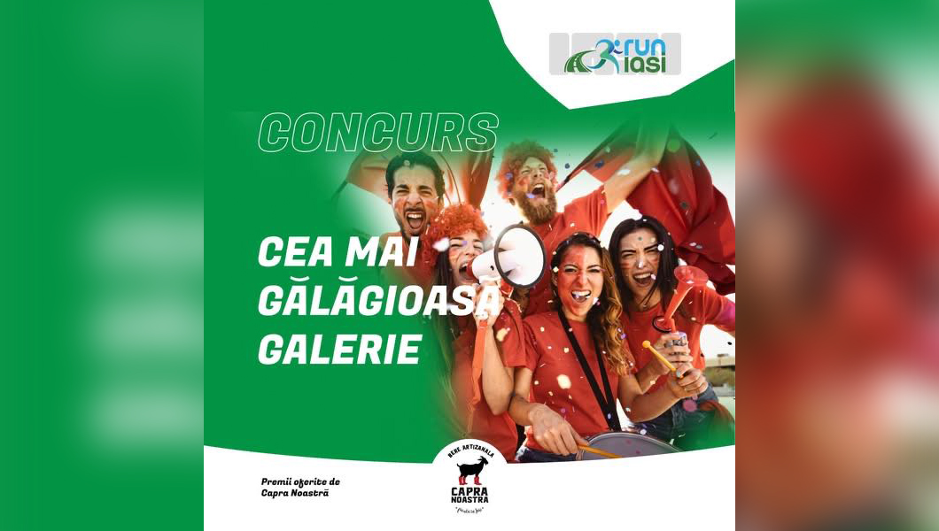 RUN IAȘI 2025: Provocare pentru studenții din Campusul Tudor – cine face cea mai gălăgioasă galerie?
