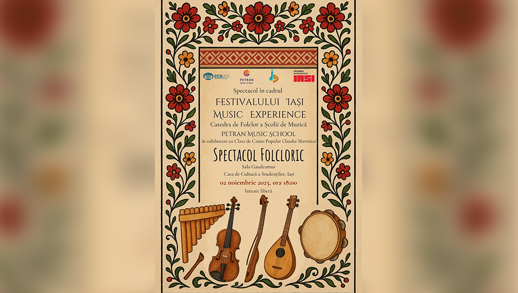 Spectacol folcloric în cadrul festivalului „Iași Music Experience” 2025