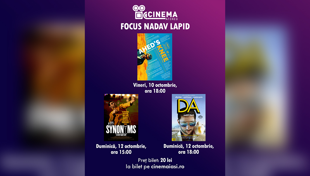 Portret de cineast la Cinema Ateneu: Nadav Lapid, o voce a disidenței