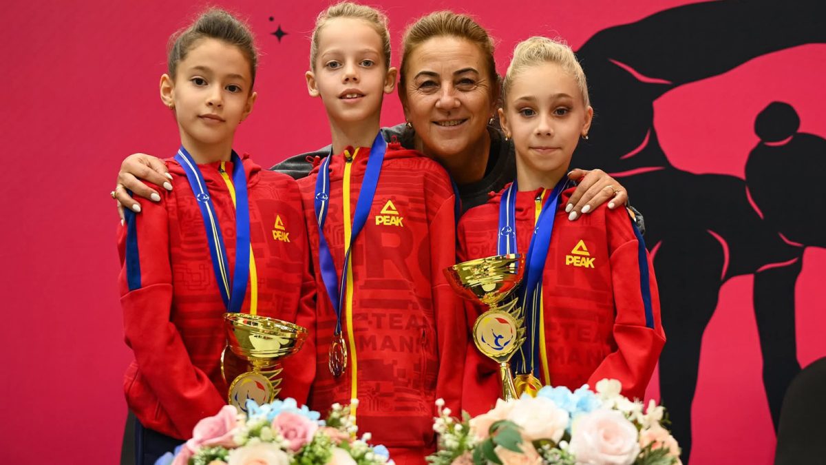 Gimnastele din Iași au dominat la Campionatele Naționale de la Cheile Grădiștei! Elevele antrenoarei Cătălina Radu au adunat mai multe medalii de aur