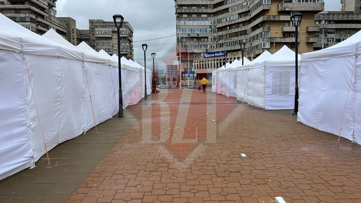 Au început pregătirile pentru Sărbătorile Iașului 2025! Se montează corturile pentru Târgul de Blănuri și standurile pentru mâncare