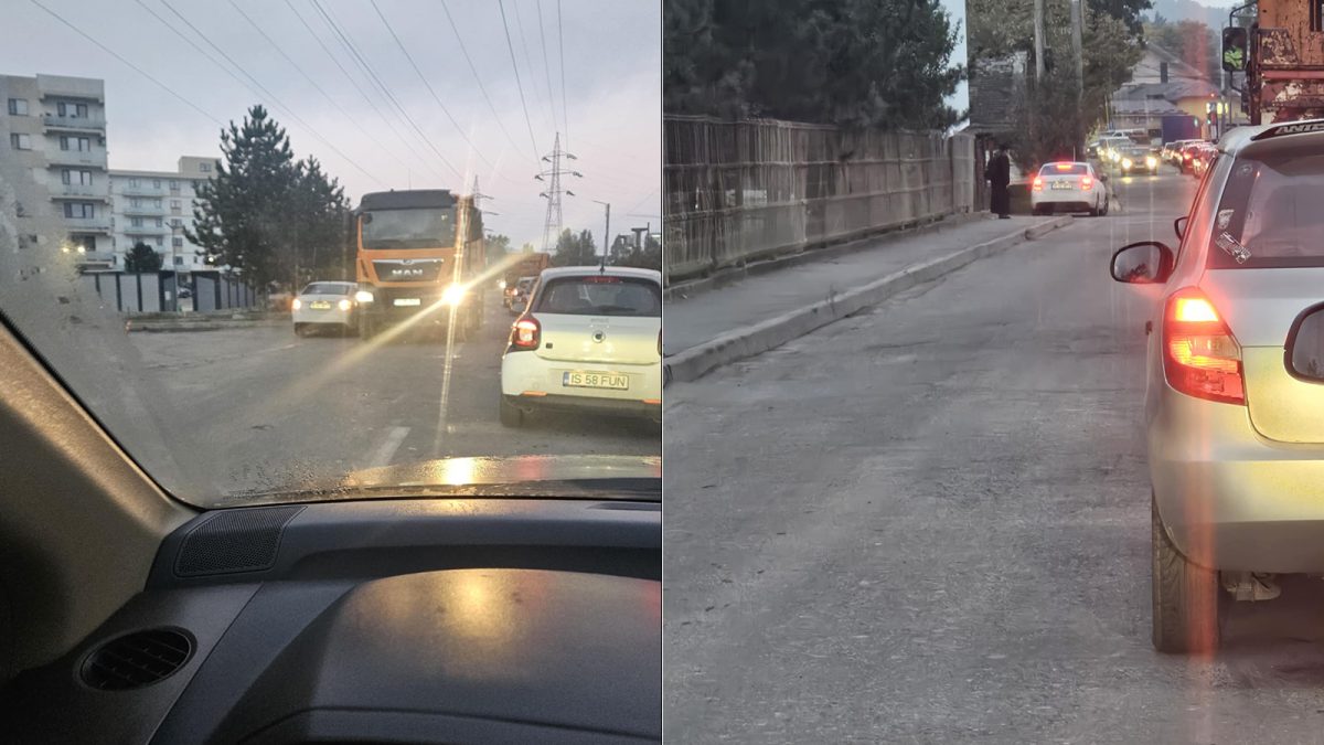 Aroganță pentru un șofer din Iași! A condus pe contrasens ca să nu aștepte în coloană: „Se întâmplă des în zonă”