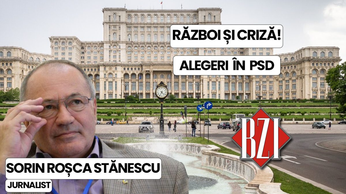 Ediție-analiză BZI LIVE alături de nașul presei din România, senior-jurnalistul Sorin Roșca Stănescu