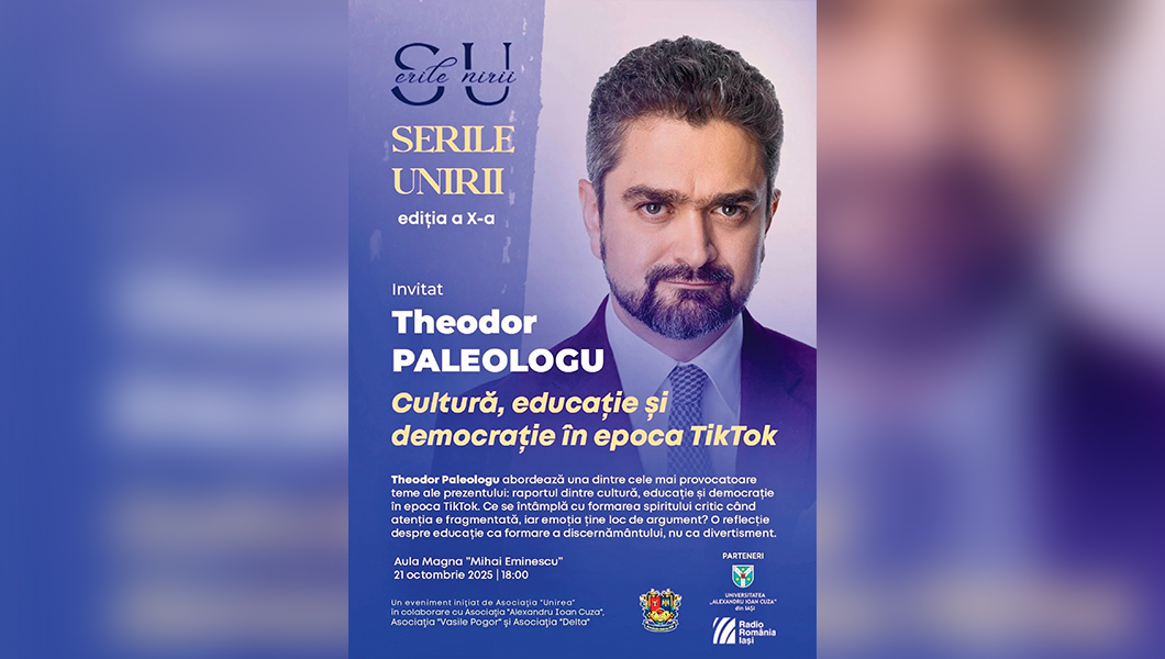 Theodor Paleologu, conferință la UAIC Iași despre cultură, educație și democrație în epoca TikTok