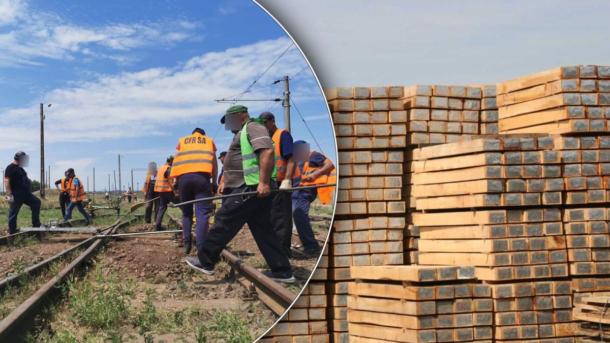 SRCFR Iași vrea să schimbe traversele de lemn de pe ruta spre Pașcani! Compania va cheltui 250.000 de euro pentru lucrări