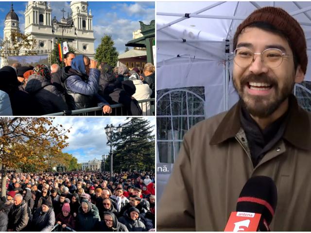 Un turist american, impresionat la pelerinajul de Sfânta Parascheva: „Să vezi toată ţara adunându-se într-un oraş, este extraordinar”