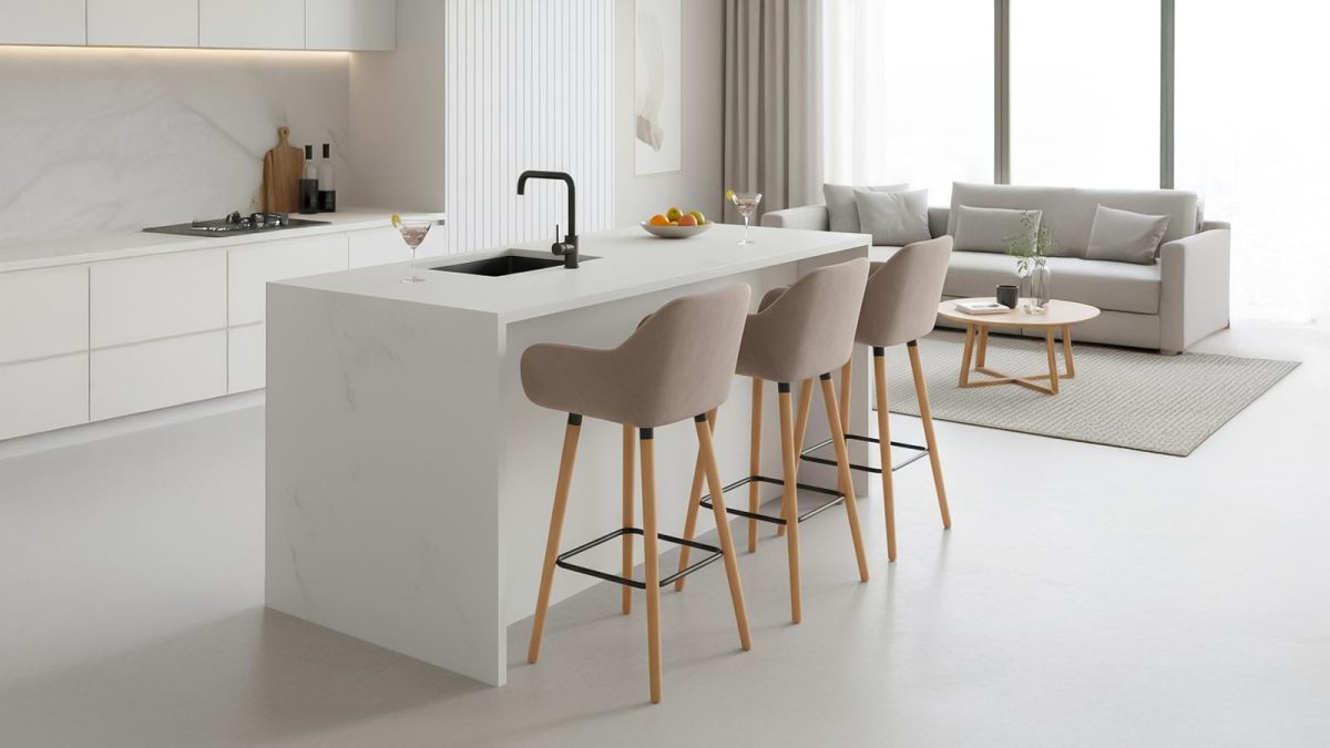 Tendințe în design interior: scaune de bar minimaliste și confortabile