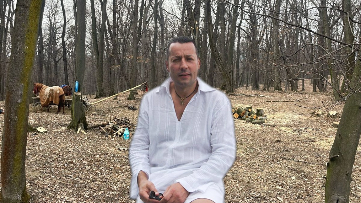 A defrișat pădurea ca să-și facă gardul! Gabriel Rădună, reținut după ce a tăiat copacii din Bucium și a ridicat un șantier ilegal