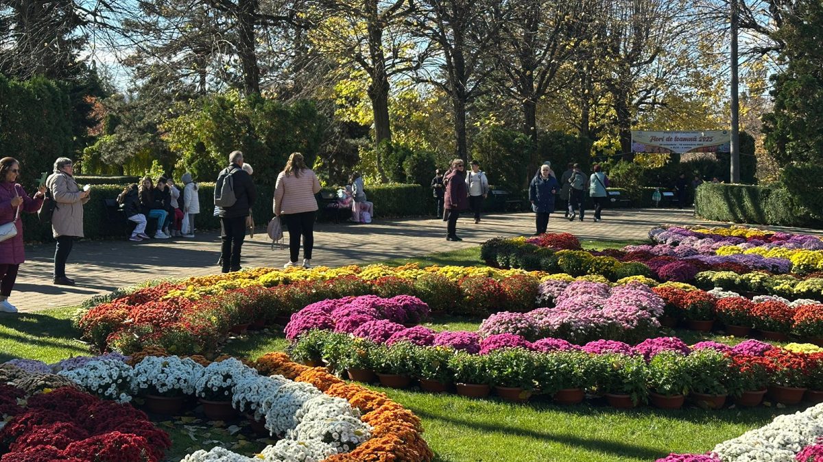 Peste 62.000 de vizitatori au venit în Grădina Botanică din Iași în primele două săptămâni de la deschiderea expoziției „Flori de Toamnă”