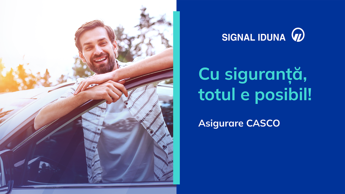 Siguranța drumurilor tale prin Iași e adusă de asigurarea CASCO de la SIGNAL IDUNA (P)