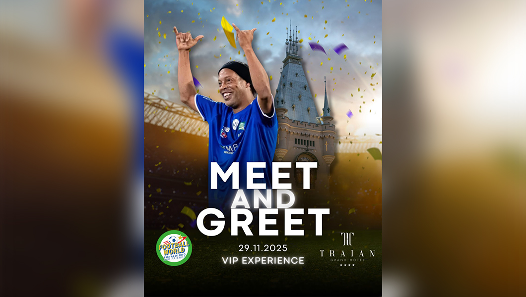 Iașul intră pe harta evenimentelor incredibile: cina în care poți sta față în față cu Ronaldinho