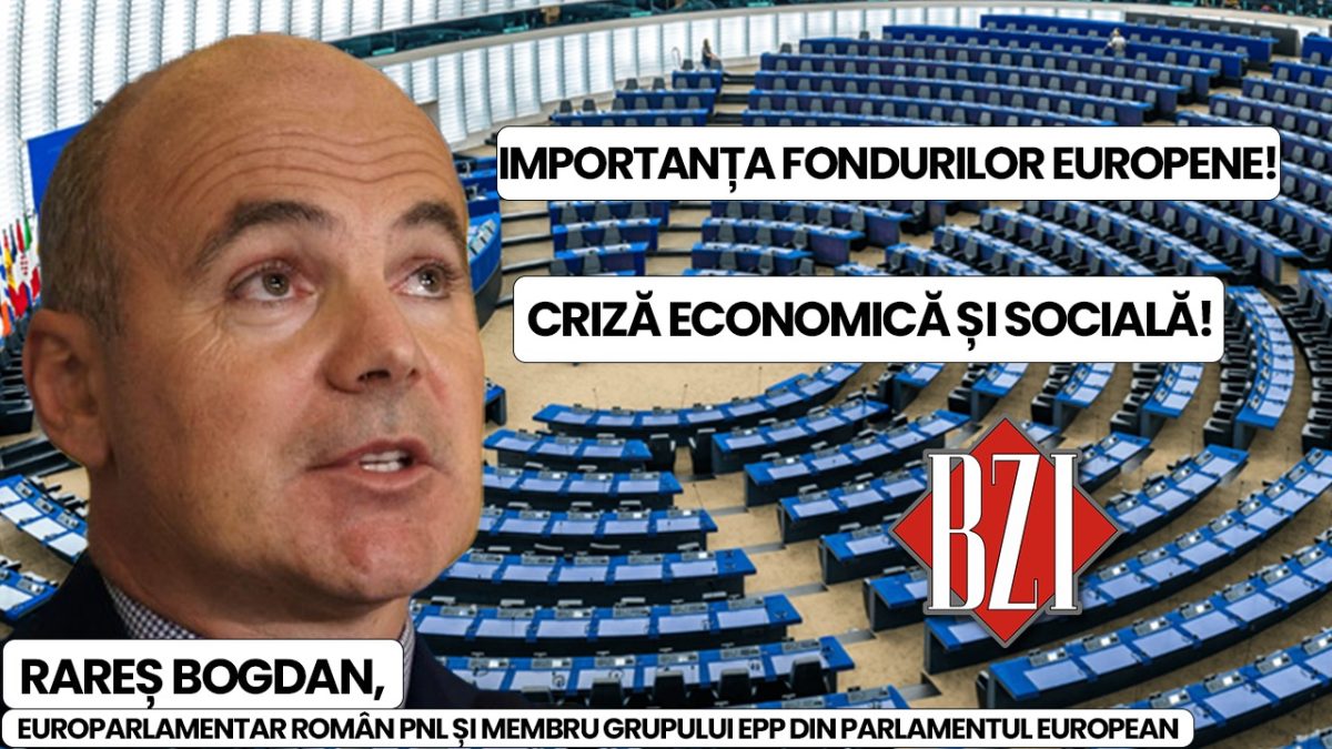 Ediție specială BZI LIVE din PE, Bruxelles – Belgia alături de Rareș Bogdan, europarlamentar român (membru în Grupul EPP) al Partidului Național Liberal