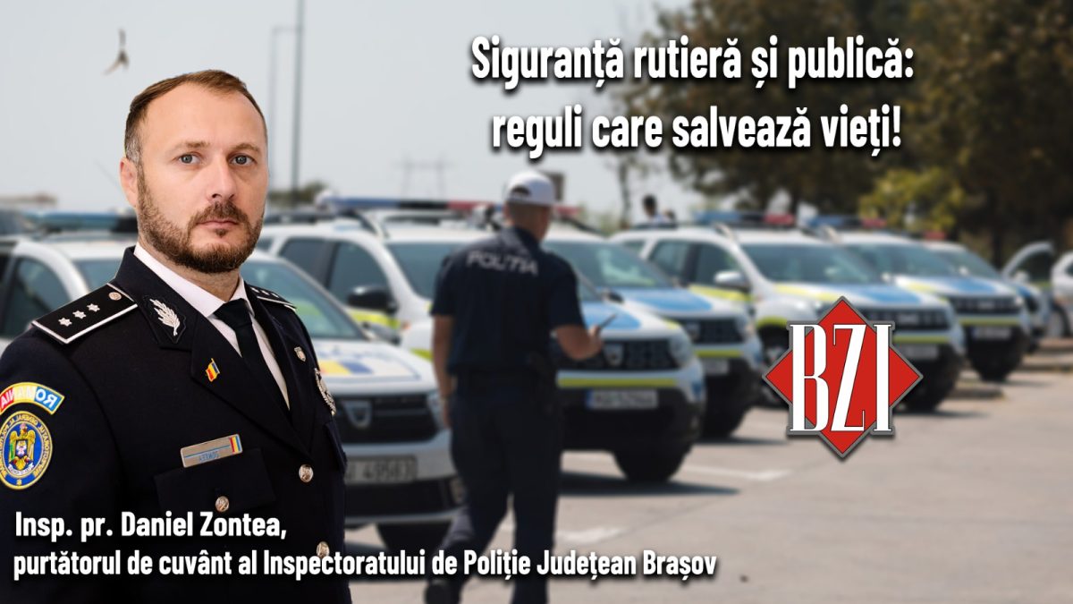 LIVE VIDEO – Reguli care salvează vieți! Despre siguranță rutieră și publică discută Insp. pr. Daniel Zontea la BZI LIVE
