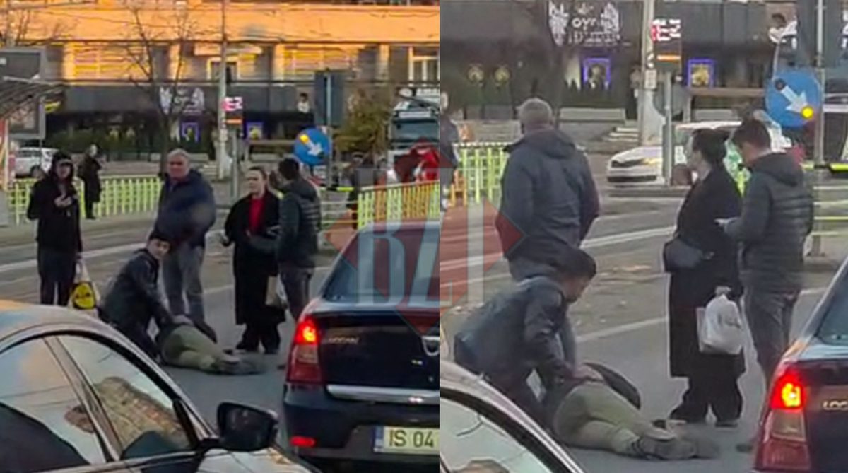 Accident pe strada Gării din Iași! Un pieton, acroșat de o mașină după ce a traversat prin loc nepermis