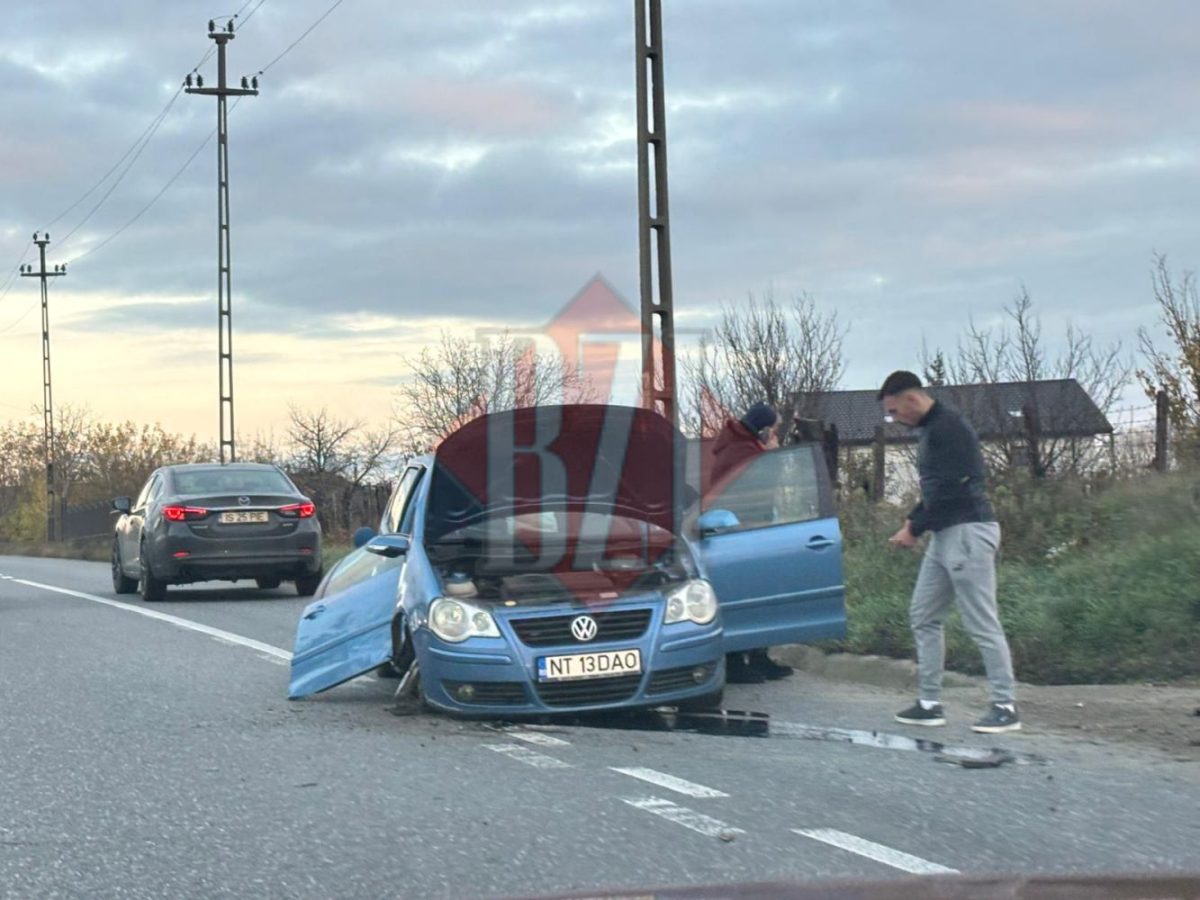 Accident rutier la Iași! Coliziune între două autoturisme la Sârca