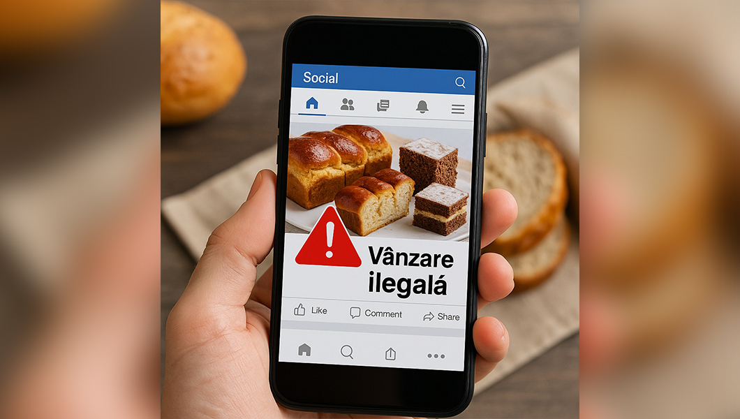 Pericol în farfurie! ANSVSA avertizează asupra alimentelor vândute online de persoane neautorizate
