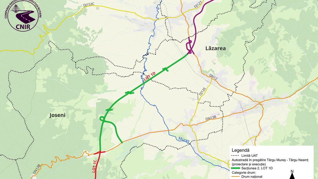 Autostrada Unirii A8! Danlin XXL rămâne câștigător pe lotul Joseni–Ditrău, după o dispută juridică intensă cu UMB