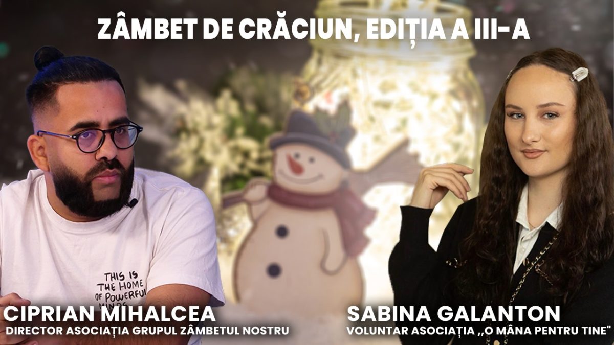 Balul ,,Zâmbet de Crăciun”, ediția a III-a, celebrează generozitatea! Ciprian Mihalcea și Sabina Galanton discută la BZI LIVE despre eveniment
