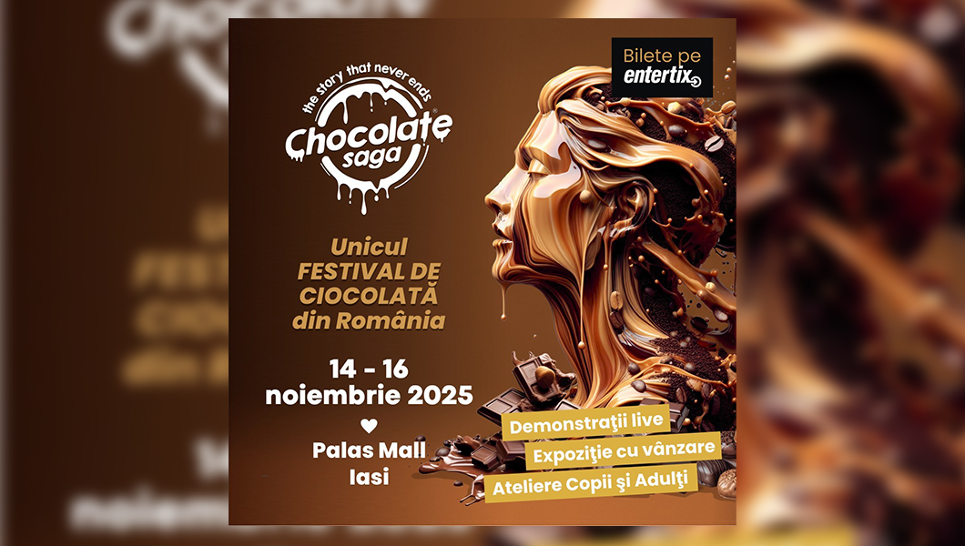 Chocolate Saga, la Palas: delicii, ateliere, demonstrații și creații inedite din ciocolată