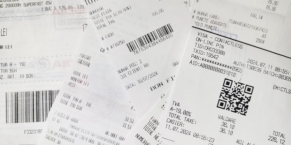 Codul QR pe bonul fiscal, amânat din nou! Firmele scapă de amenzi până în 2026